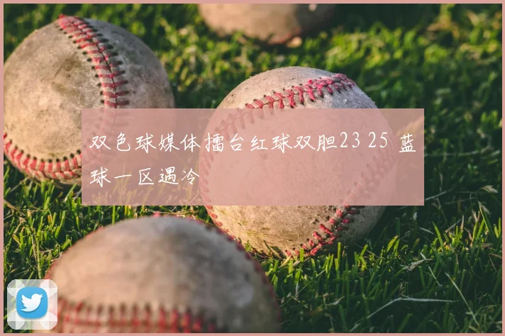 双色球媒体擂台红球双胆23 25 蓝球一区遇冷